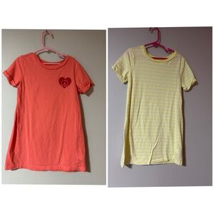 Gap Kids Graphic T-Shirt Dresses Size S (6-7)